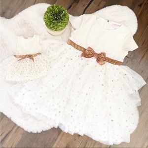 [NWOT] American Girl Bitty’s Dress with Matching Dress for Doll